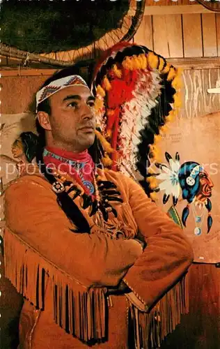 AK / Ansichtskarte Indianer Native American May One Onti Gros Louis Grand Chief Huron Tribe  Kat. Regionales