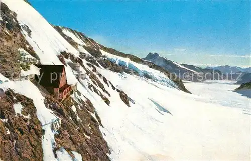 AK / Ansichtskarte Gletscher Aletschgletscher Jungfraujoch  Kat. Berge