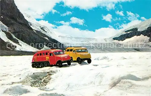 AK / Ansichtskarte Autos Snowmobiles Athabaska Tongue Columbia Ice Fields  Kat. Autos