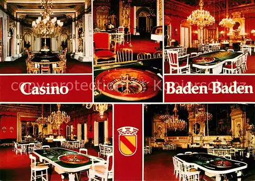 AK / Ansichtskarte Casino Spielbank Baden Baden Kat. Spiel