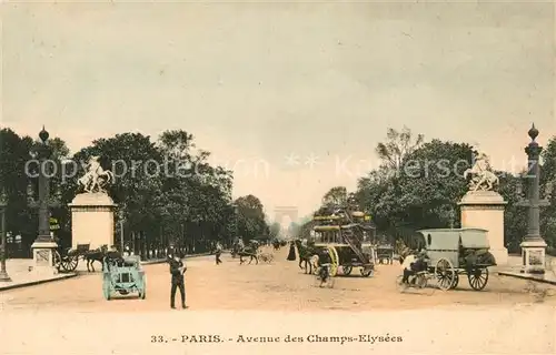 AK / Ansichtskarte Paris Avenue des Champs Elysees Kat. Paris