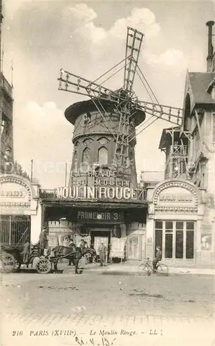 AK / Ansichtskarte Paris Le Moulin Rouge Kat. Paris