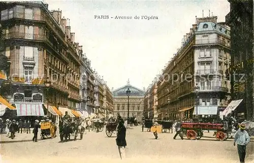 AK / Ansichtskarte Paris Avenue de l Opera Kat. Paris