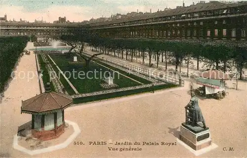 AK / Ansichtskarte Paris Jardin du Palais Royal Vue generale Kat. Paris