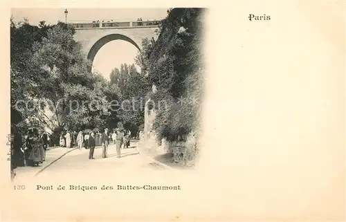 AK / Ansichtskarte Paris Pont de Briques des Buttes Chaumont Kat. Paris