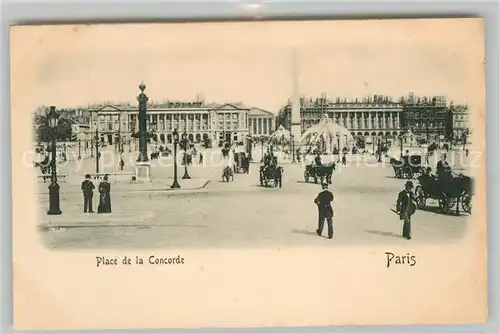 AK / Ansichtskarte Paris Place de la Concorde Kat. Paris