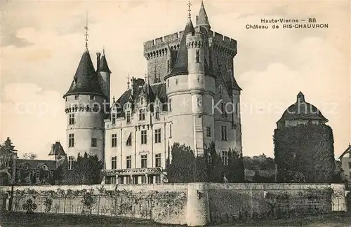 AK / Ansichtskarte Limoges Haute Vienne Chateau de Ris Chauvron Kat. Limoges
