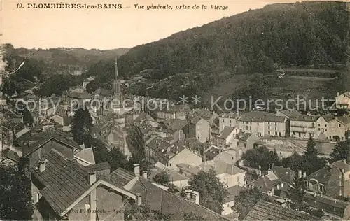 AK / Ansichtskarte Plombieres les Bains Vosges Vue prise de la Vierge Kat. Plombieres les Bains