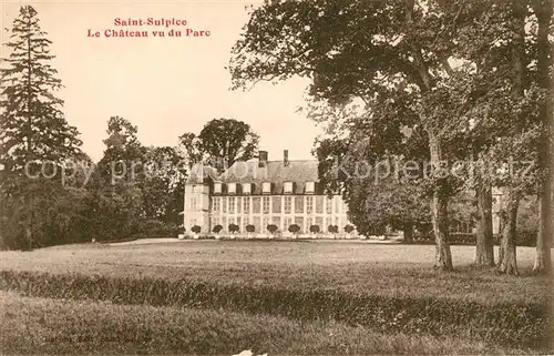 AK / Ansichtskarte Saint Sulpice Maine et Loire Chateau vu du Parc Kat. Saint Sulpice