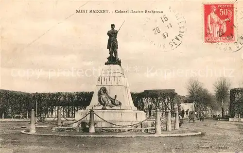 AK / Ansichtskarte Saint Maixent Sarthe Colonel Denfert Rochereau