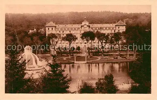 AK / Ansichtskarte Bagnoles de l Orne Vue vers le Lac et le Grand Hotel Kat. Bagnoles de l Orne