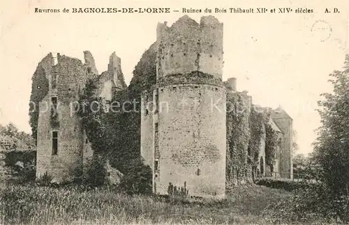 AK / Ansichtskarte Bagnoles de l Orne Ruines du Bois Thibault Kat. Bagnoles de l Orne