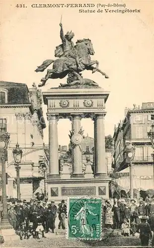 AK / Ansichtskarte Clermont Ferrand Puy de Dome Statue de Vercingetorix Kat. Clermont Ferrand