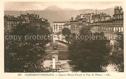 AK / Ansichtskarte Clermont Ferrand Puy de Dome Square Blaise Pascal  Kat. Clermont Ferrand