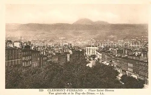 AK / Ansichtskarte Clermont Ferrand Puy de Dome Place Saint Herem Vue generale Kat. Clermont Ferrand