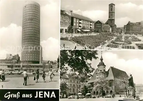 AK / Ansichtskarte Jena Thueringen Universitaetshaus Platz der Kosmonauten Historisches Rathaus