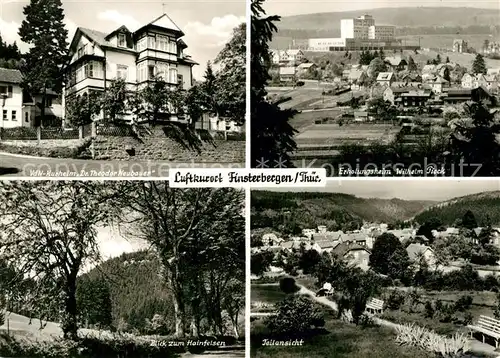 AK / Ansichtskarte Finsterbergen Erholungsheim Wilhelm Tieck Hainfelsen Kat. Finsterbergen Thueringer Wald