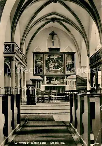 AK / Ansichtskarte Wittenberg Lutherstadt Stadtkirche Kat. Wittenberg