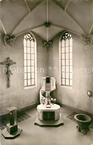 AK / Ansichtskarte Freudenstadt Evangelische Stadtkirche 17. Jhdt. Taufstein Lesepult Kruzifix Kat. Freudenstadt