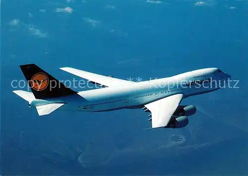 AK / Ansichtskarte Lufthansa Boeing 747 200 Kat. Flug