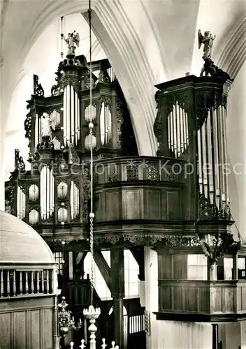 AK / Ansichtskarte Kirchenorgel Norden Ostfriesland Ludgerikirche Kat. Musik