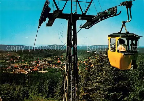 AK / Ansichtskarte Seilbahn Hahnenklee Goslar  Kat. Bahnen