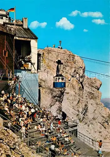 AK / Ansichtskarte Seilbahn Zugspitze Gipfelstation  Kat. Bahnen