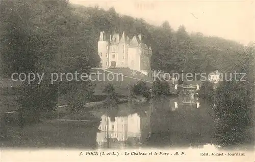 AK / Ansichtskarte Poce sur Cisse Chateau et Parc Kat. Poce sur Cisse