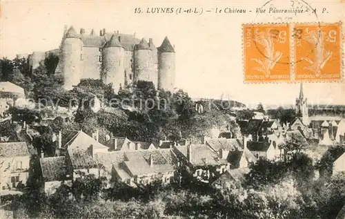 AK / Ansichtskarte Luynes Indre et Loire Chateau