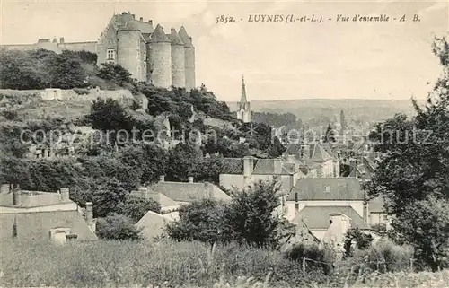 AK / Ansichtskarte Luynes Indre et Loire avec Chateau