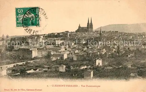AK / Ansichtskarte Clermont Ferrand Puy de Dome Vue Panoramique Kat. Clermont Ferrand