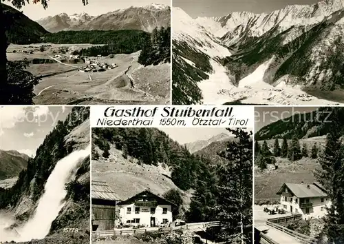 AK / Ansichtskarte Niederthai Umhausen Tirol Gasthof Stuibenfall Kat. Umhausen oetztal