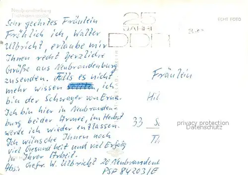 AK / Ansichtskarte Neubrandenburg Thaelmannstrasse Kat. Neubrandenburg