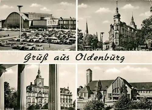 AK / Ansichtskarte Oldenburg Niedersachsen Schloss Weer Ems Halle Kat. Oldenburg (Oldenburg)