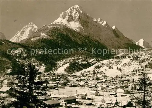 AK / Ansichtskarte Mittenwald Bayern Wettersteingebirge Kat. Mittenwald