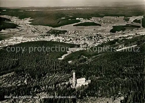 AK / Ansichtskarte Neustadt Schwarzwald Fliegeraufnahme Hochfirst 