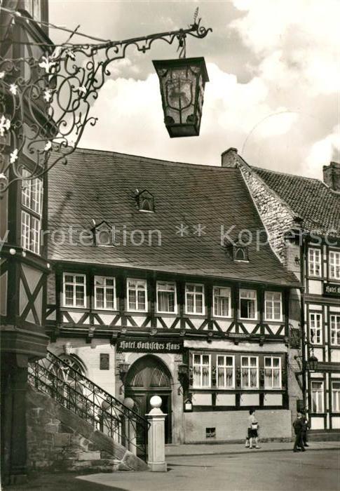 Ak Ansichtskarte Wernigerode Harz Hotel Gothisches Haus Kat
