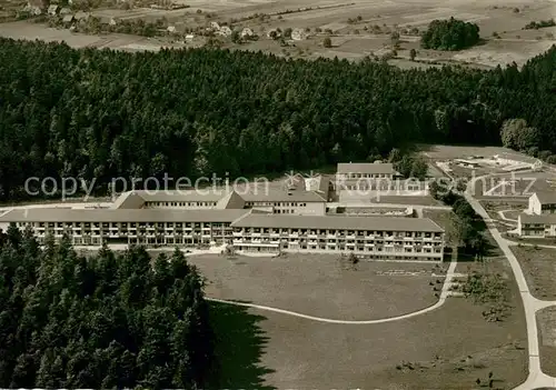 AK / Ansichtskarte Schoemberg Schwarzwald Roemerberg Klinik Fliegeraufnahme Kat. Schoemberg