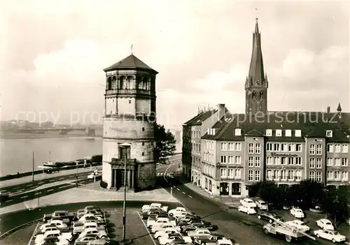 AK / Ansichtskarte Duesseldorf Schlossturm am Rhein Kat. Duesseldorf