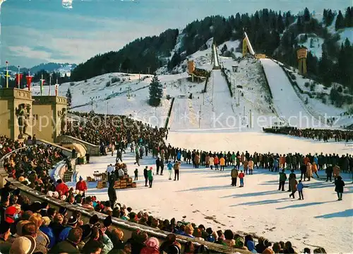 AK / Ansichtskarte Ski Flugschanze Olympia Skistadion Garmisch Partenkirchen  Kat. Sport