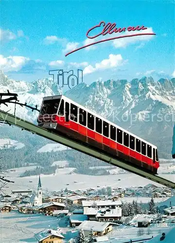 AK / Ansichtskarte Zahnradbahn Ellmau Wilder Kaiser  Kat. Bergbahn