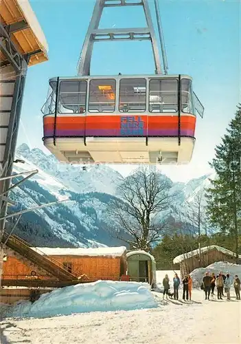 AK / Ansichtskarte Seilbahn Fellhorn Oberstdorf  Kat. Bahnen