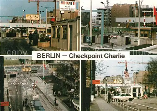 AK / Ansichtskarte Grenze Douane Zoll Berlin Checkpoint Charlie  Kat. Zoll