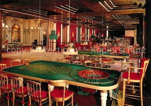 AK / Ansichtskarte Casino Spielbank Baden Baden Neuer Saal Benazet Bar Wintergarten Kat. Spiel
