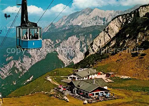 AK / Ansichtskarte Seilbahn Hochalm Garmisch Partenkirchen  Kat. Bahnen