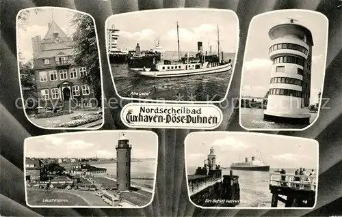 AK / Ansichtskarte Doese Cuxhaven Duhnen Radarturm Leuchtturm Alte Liebe Kat. Cuxhaven