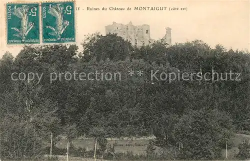 AK / Ansichtskarte Gueret Ruines du Chateau de Montaigut Kat. Gueret