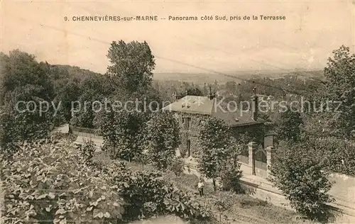 AK / Ansichtskarte Chennevieres sur Marne Panorama cote Sud pris de la Terrasse Kat. Chennevieres sur Marne