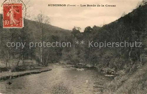 AK / Ansichtskarte Aubusson Creuse Les Bords de la Creuse Kat. Aubusson