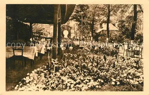 AK / Ansichtskarte Corneville sur Risle Hostellerie des Cloches Le Jardin Restaurant d ete Kat. Corneville sur Risle